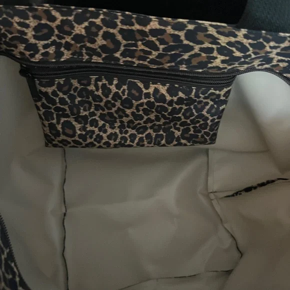 Hervé Chapelier Leopard Print tote never been used - Picture 2 of 4